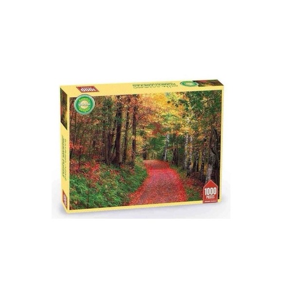 Springbok Other - LOT OF 2 1000Pc Jigsaw Puzzle Springbrook Natures Delight Crimson Road-Dinosaurs